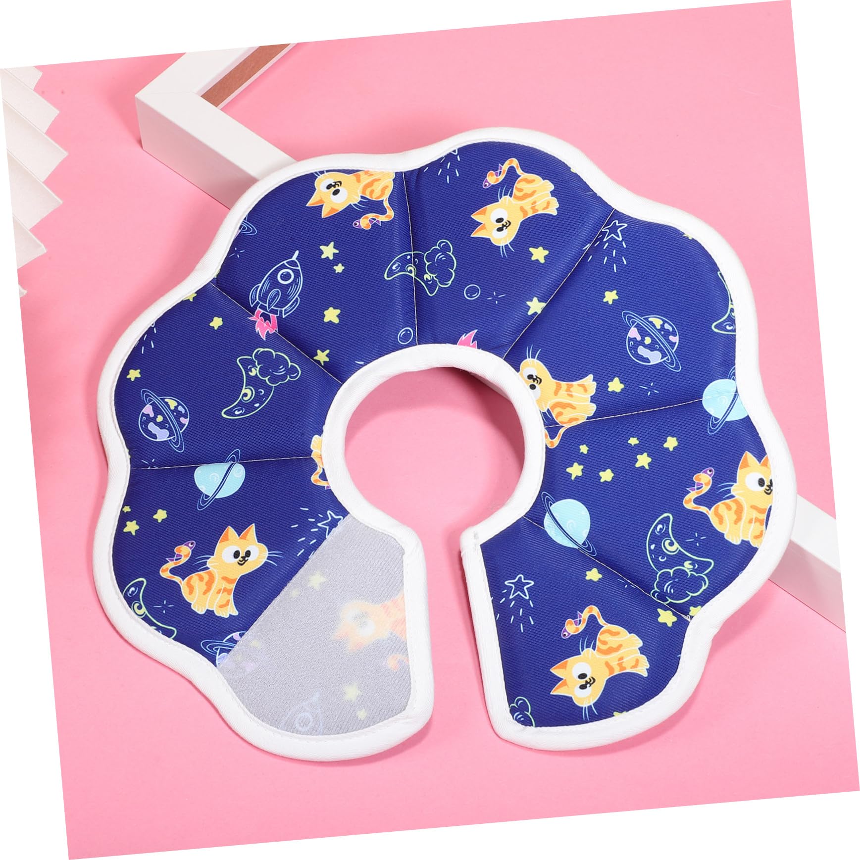 INOOMP 5stücke Kitten Cone Alternative Faltbarer Wasserdichter Cat Collar Für Katzen Und Kätzchen Schützt Vor Lecken Und Wunden Nach Operationen Und Verletzungen