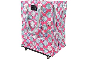 Simply Southern Collapsible & Colorful Rolling Tote Bag: The Epitome of Convenience and Style