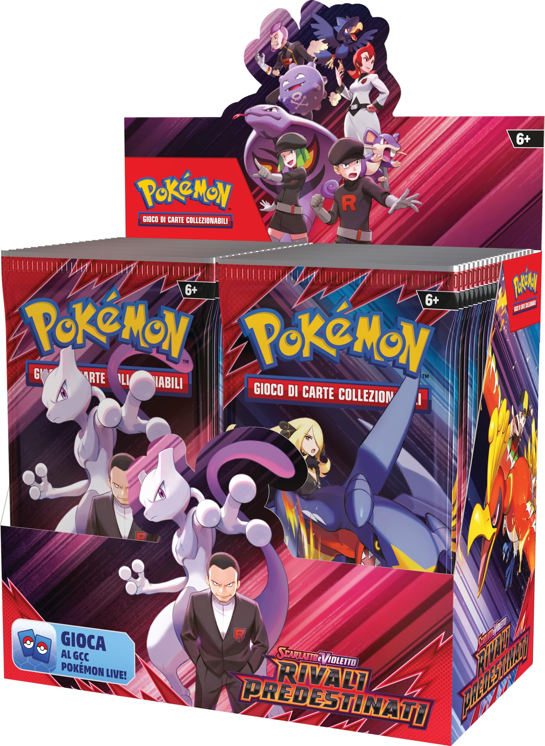 Pokémon GCC: espositore di buste dell’espansione Scarlatto e Violetto - Rivali Predestinati (36 buste di espansione), edizione in italiano