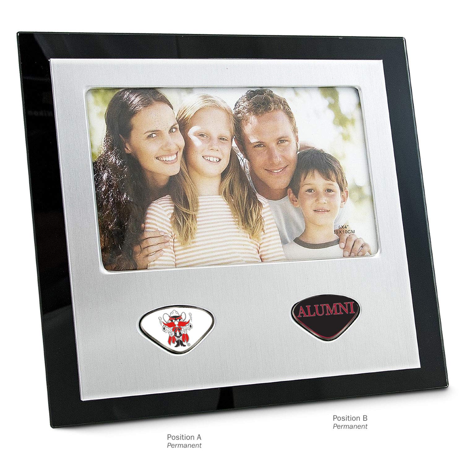 AdSpec NCAA Texas Tech Red Raiders Collegiate Photo FrameCollegiate Photo Frame, Silver, One Size