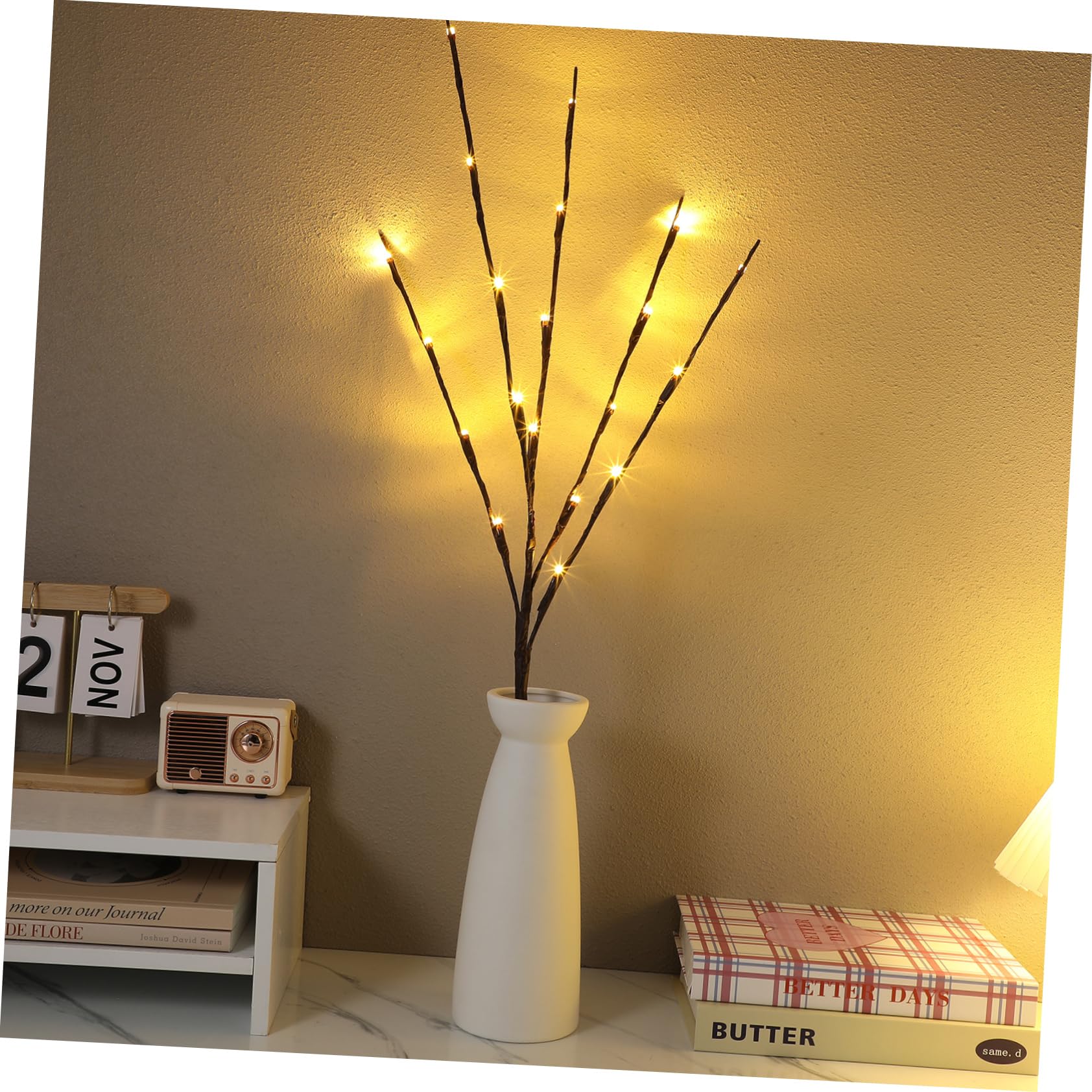 Cabilock 1pc LED Branch Lamp Warm Light Head Indoor Decoration Creative Design for Night Light for Home Decor Festivals