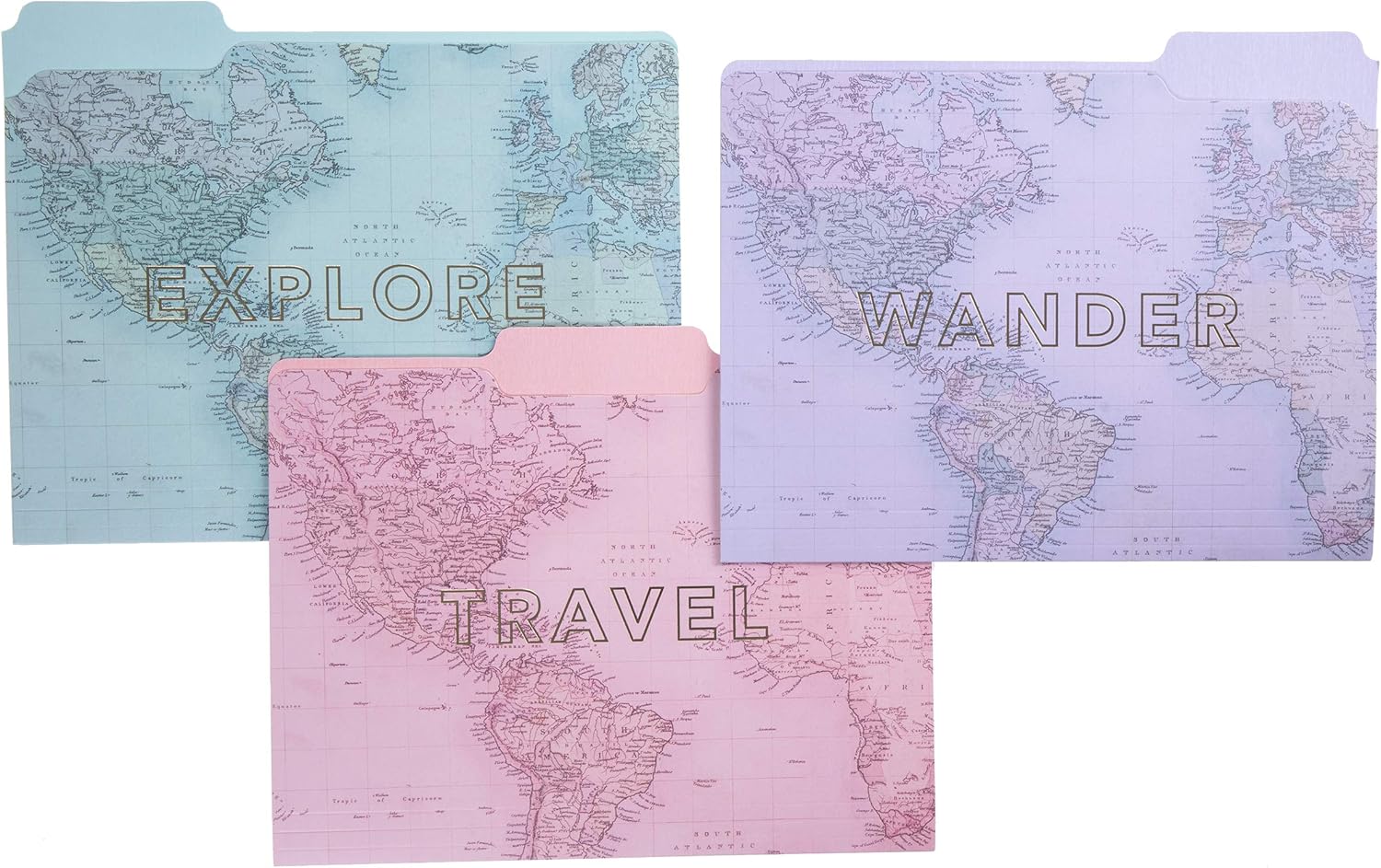 Graphique Travel File Folder Set Each Folder Measures 11