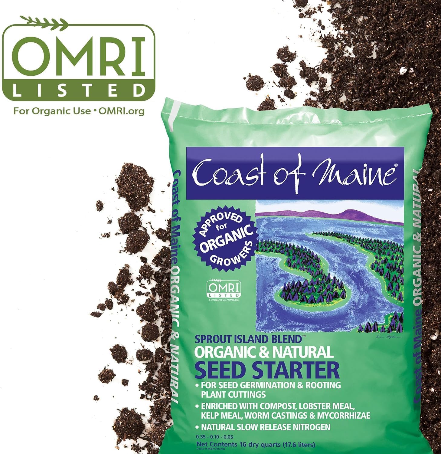 COAST OF MAINE Seed Starter, 16 QT