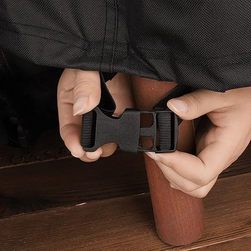 Miniatura 6 de Yougfin Funda para silla de exterior 600D, funda impermeable para silla Adirondack, resistente al agua, para muebles de exterior, 32 pulgadas de