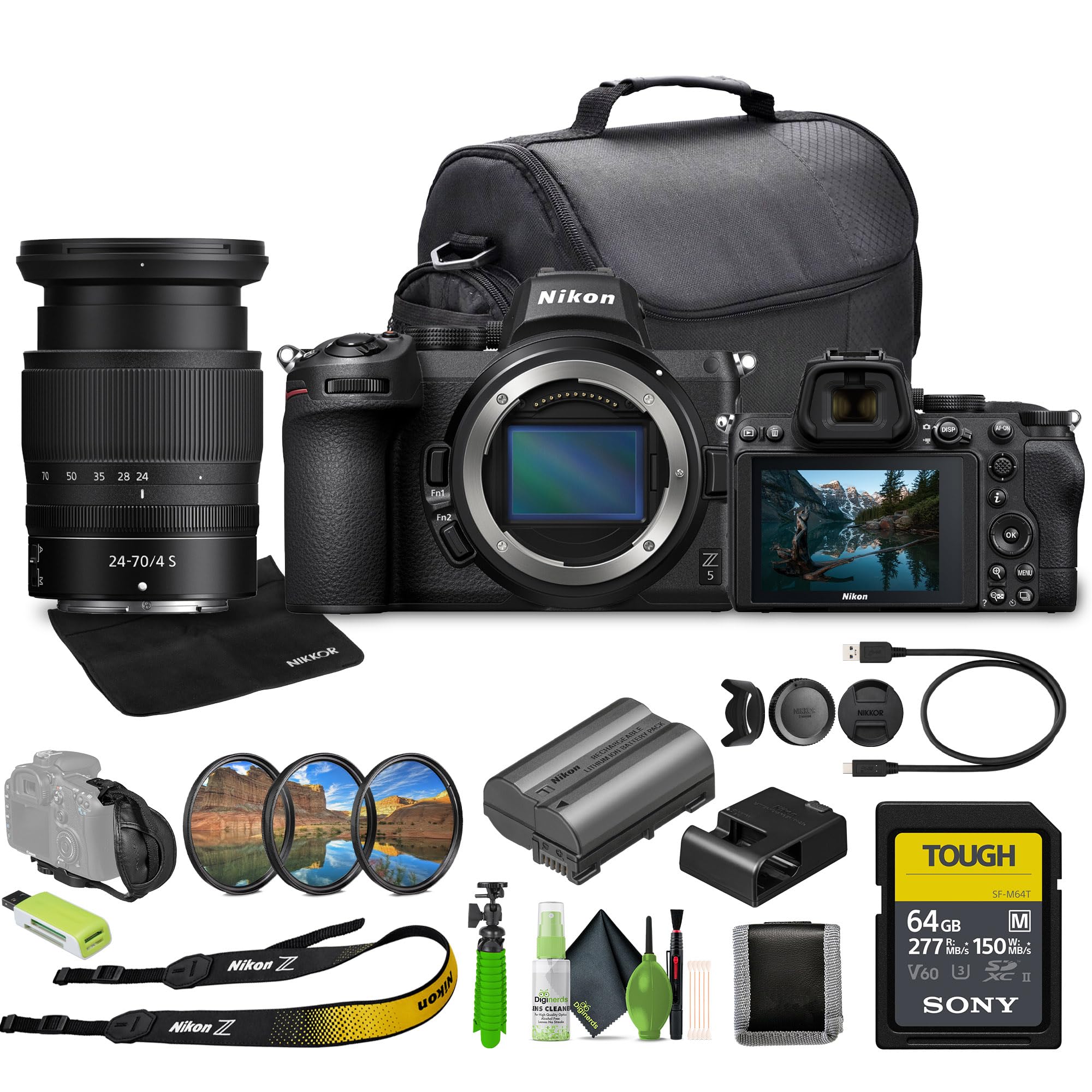 Amazon.com : Nikon Z5 Mirrorless Full Frame Camera with 24-70mm f 