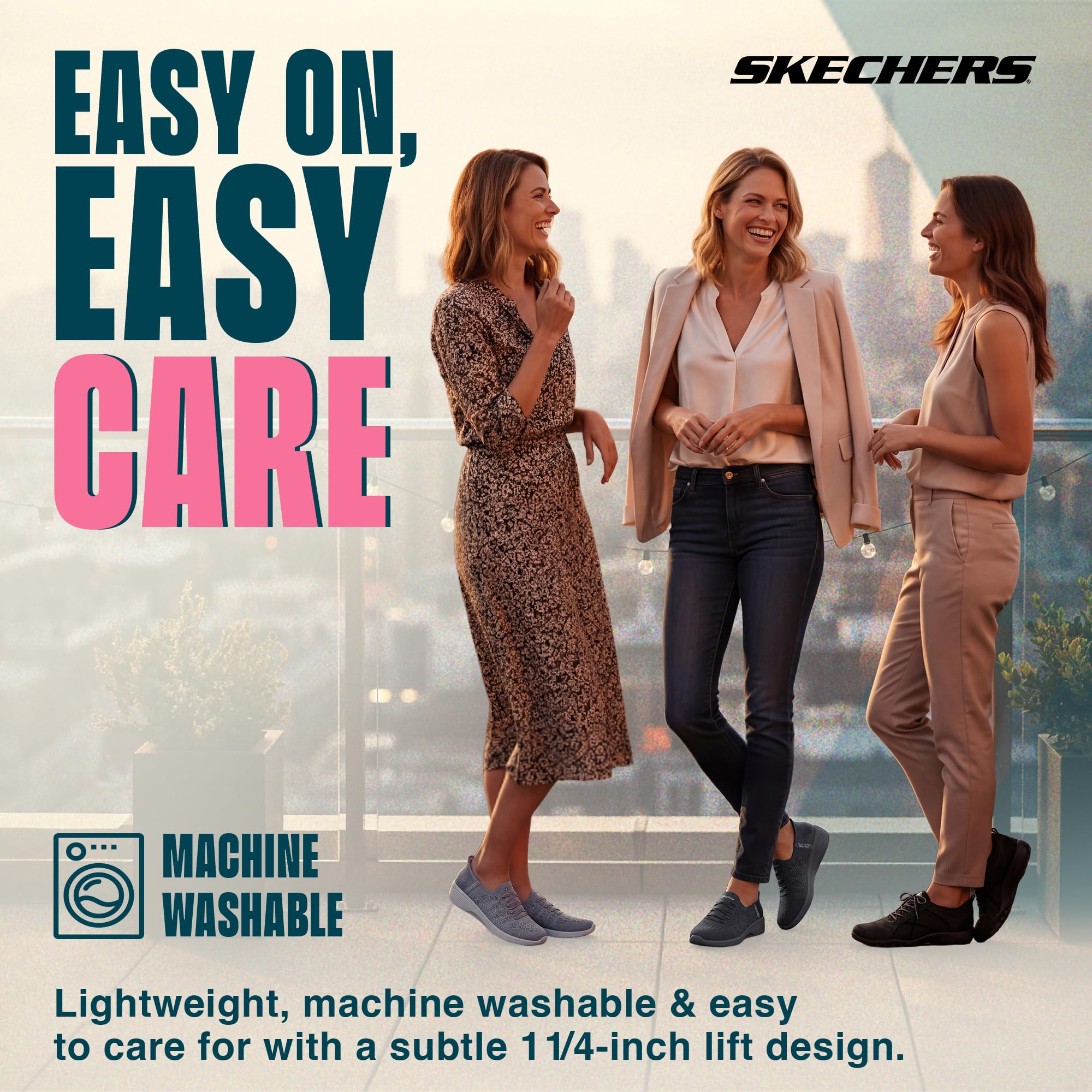 Skechers Damen Arya Swiftly Slip-InTurnschuhe