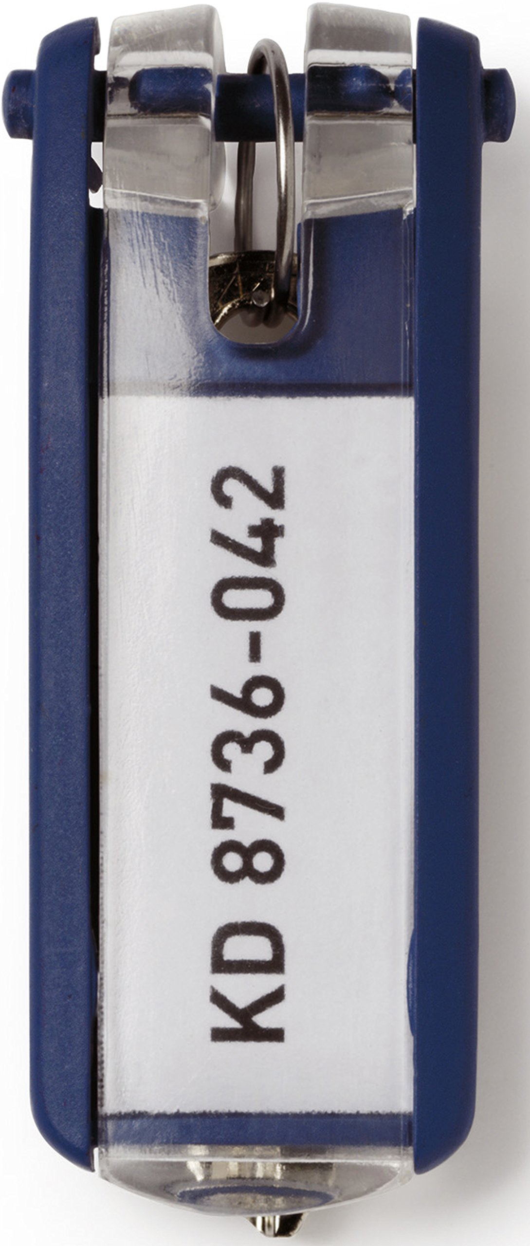 Portachiavi Key Clip Con Porta Etichetta - 24 Pezzi Colorati Per Organizzazione Chiavi - Foto 2