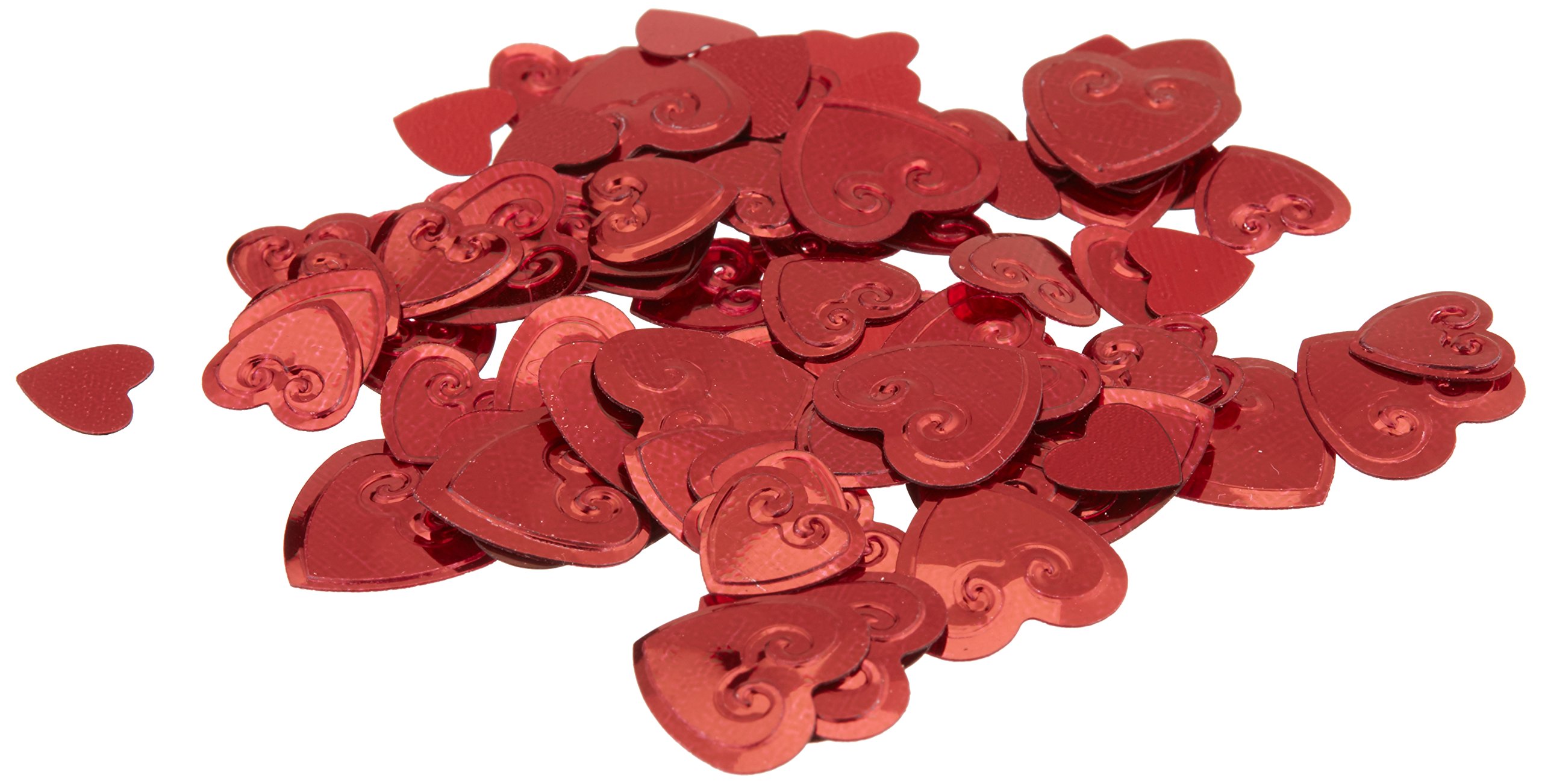 Beistle Red Hearts Confetti