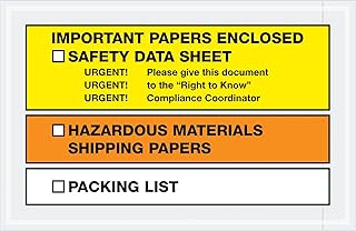 Top Pack Supply SDS Envelopes, Important Papers Enclosed