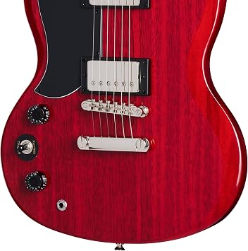 SG Tribute Electric Guitar, Cherry (Lefty)