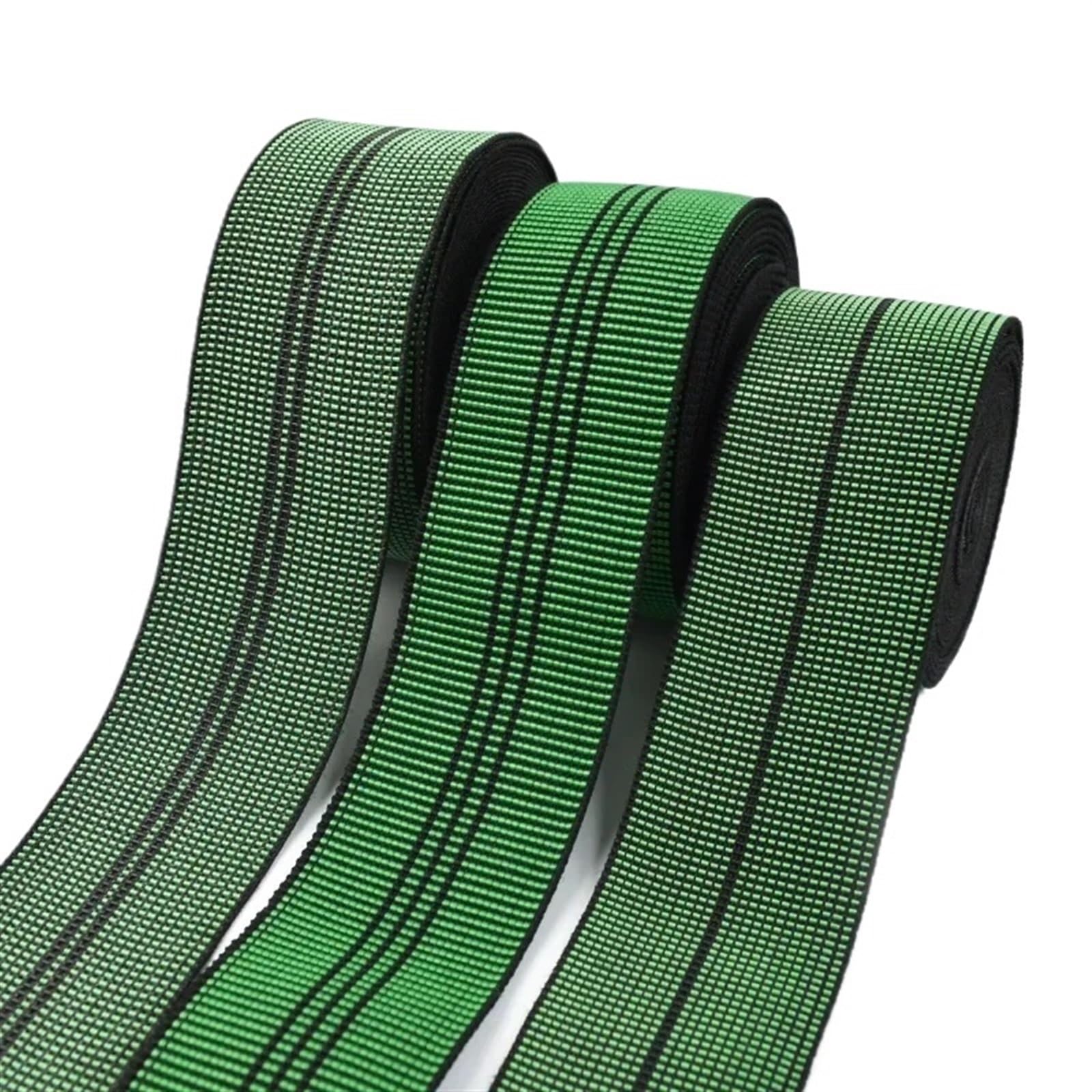 Bande Elastiche 2/5/10 Metri 5 cm Elastico for Cucire Cuscini Schienale Divano Elastici Fai da Te Materiale di ristrutturazione mobili(Black,10Meters)