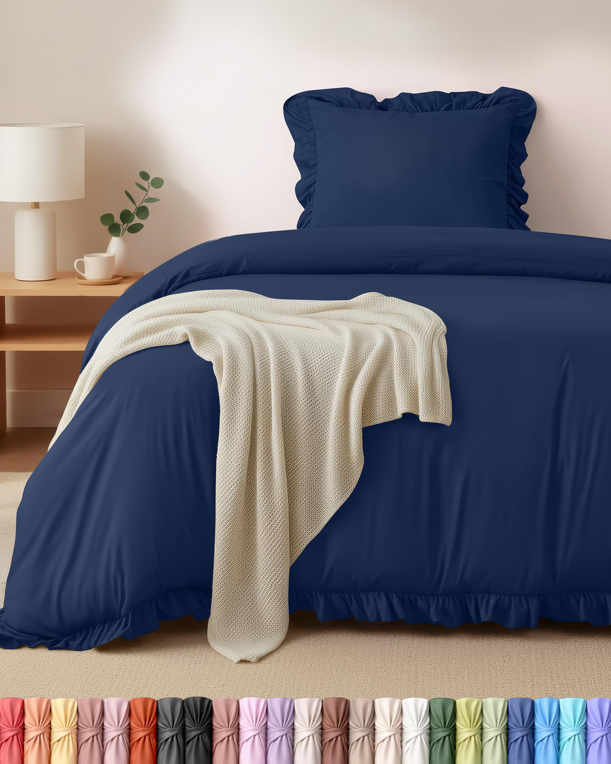 Utopia Bedding Rüsche Bettbezugsset