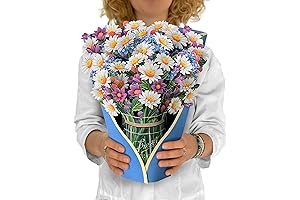 Freshcut Field of Daisies Pop Up Card