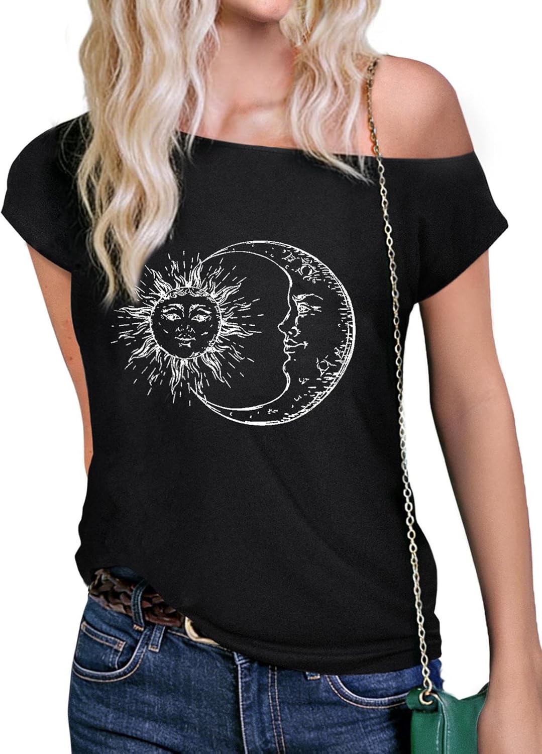 Remidoo Women Off The Shoulder Tops Short Sleeve T-Shirt Casual Blouse