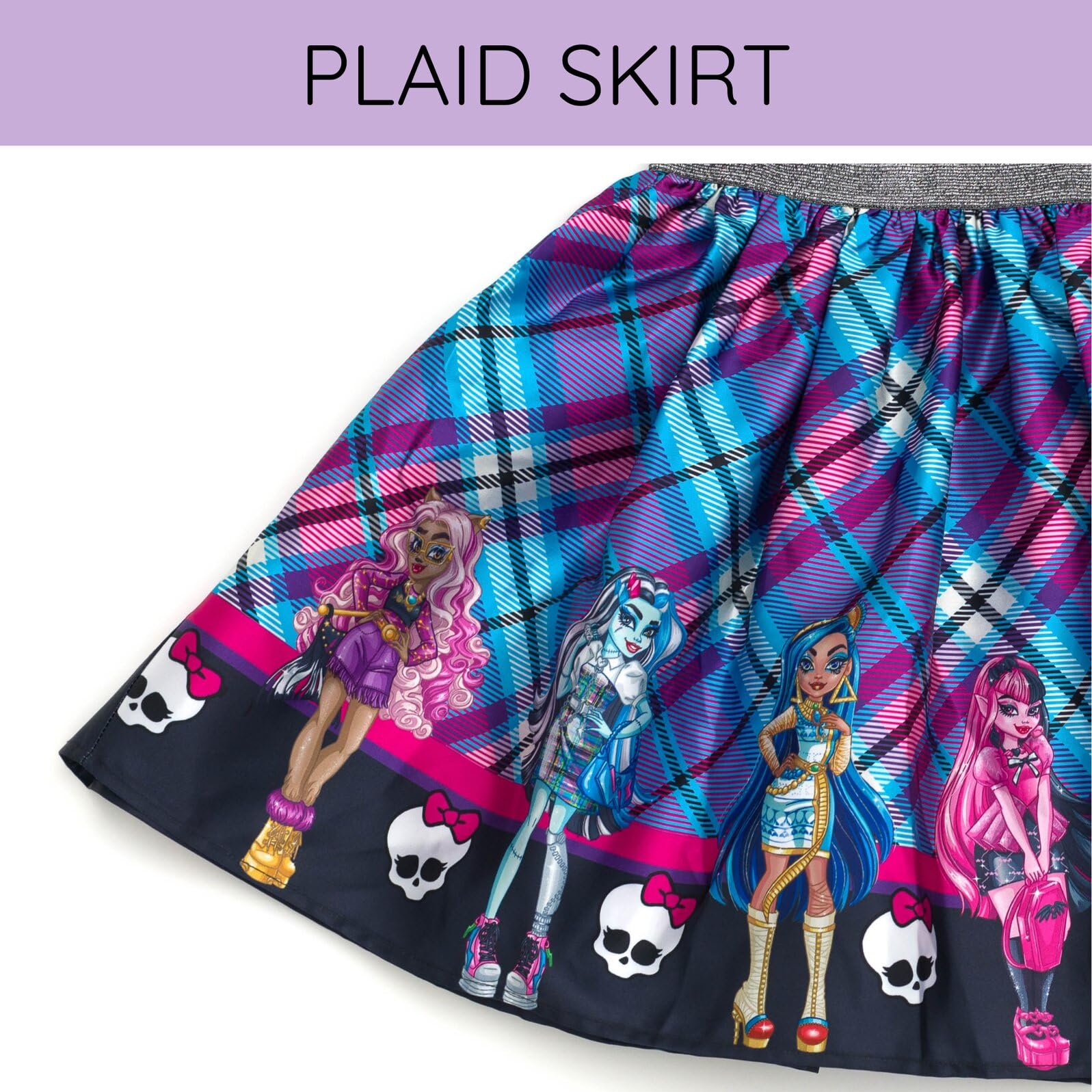 Monster High Kleines Mädchenkleid für Kinder bis große Kinder (32-42-44)