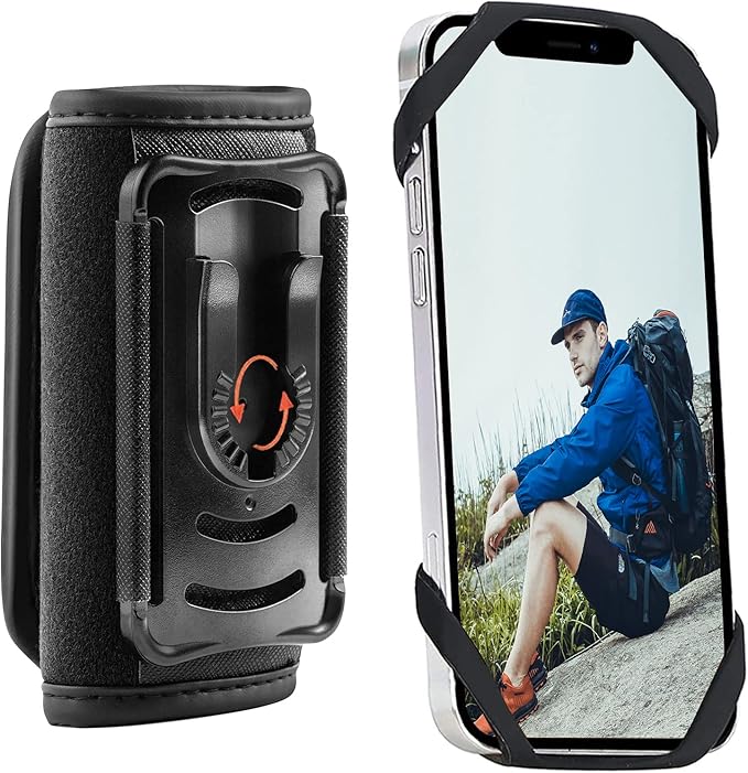 Detachable Phone holder for Backpack Strap, Backpack Strap