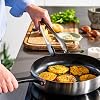 BergHOFF Home Pan Set - 2 Pieces - Non-Stick Frying Pan - Coated Pans - Stainless Steel Pan - Frying Pan - Universal Pans for All Hobs - Black