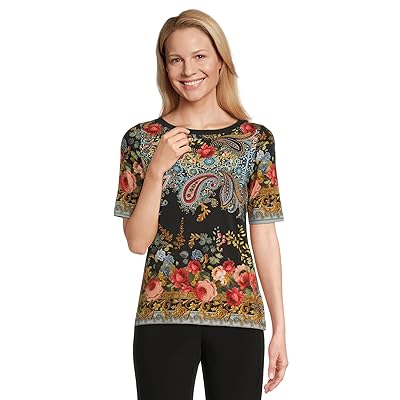 Johnny Was The Janie Favorite Boat Neck T Shirts Women