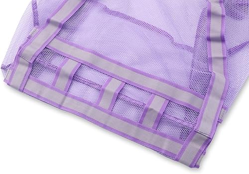 Miniatura 4 de LEAFOREST Bolsa de playa grande con cremallera, bolsa de malla ligera para juguetes de arena de piscina