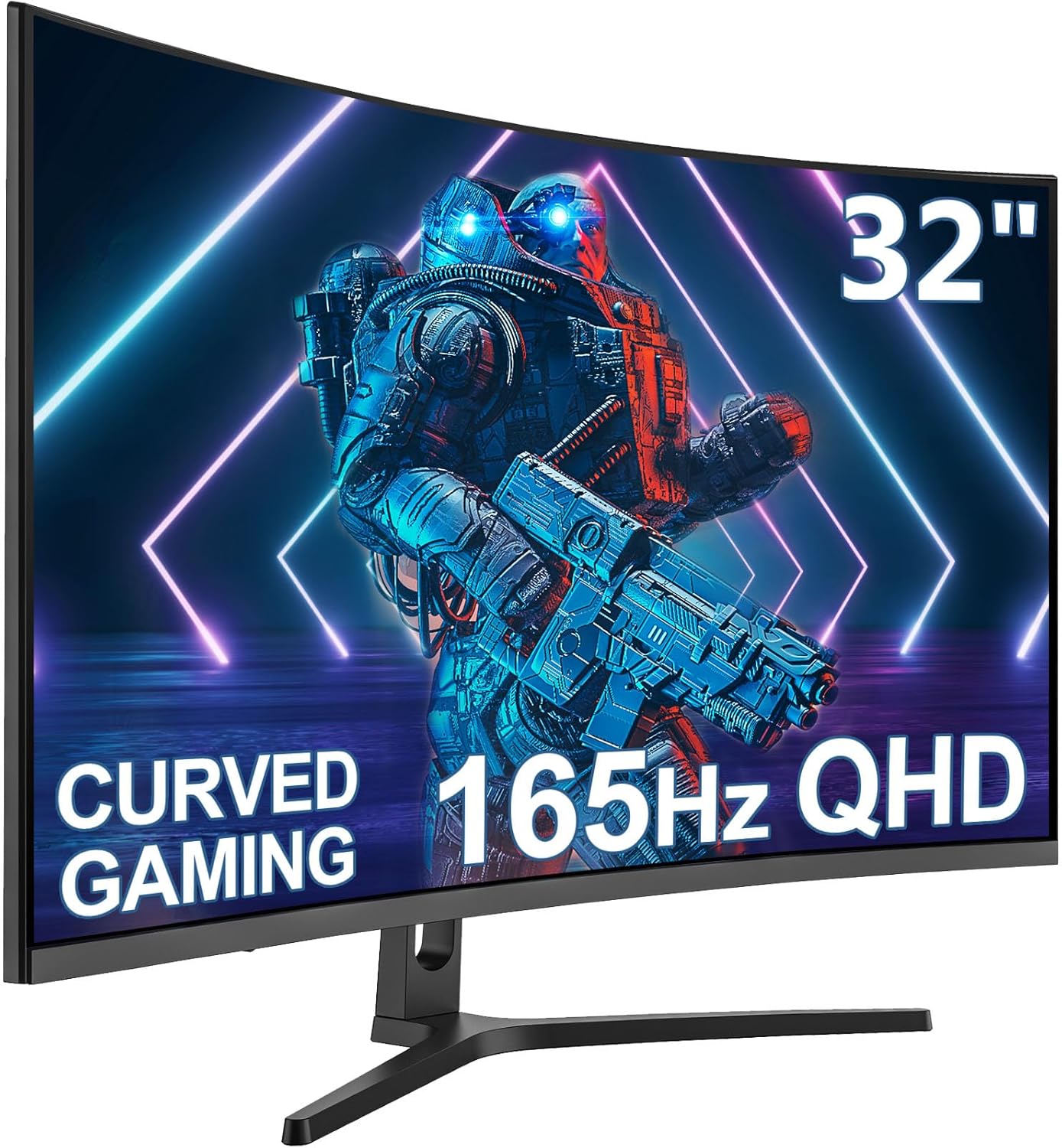 Z-Edge 32 Inch Curved Gaming Monitor 165Hz(DP) 144Hz(HDMI) 2K QHD 2560×1440 1ms MPRT 16:9 1500R Curved Screen, Ultra-Thin Bezel, FreeSync, DisplayPort 1.4 & HDMI 2.0 Z-Edge 32 Inch Curved Gaming Monitor 165Hz(DP) 144Hz(HDMI) 2K QHD 2560×1440 1ms MPRT 16:9 1500R Curved Screen, Ultra-Thin Bezel, FreeSync, DisplayPort 1.4 & HDMI 2.0