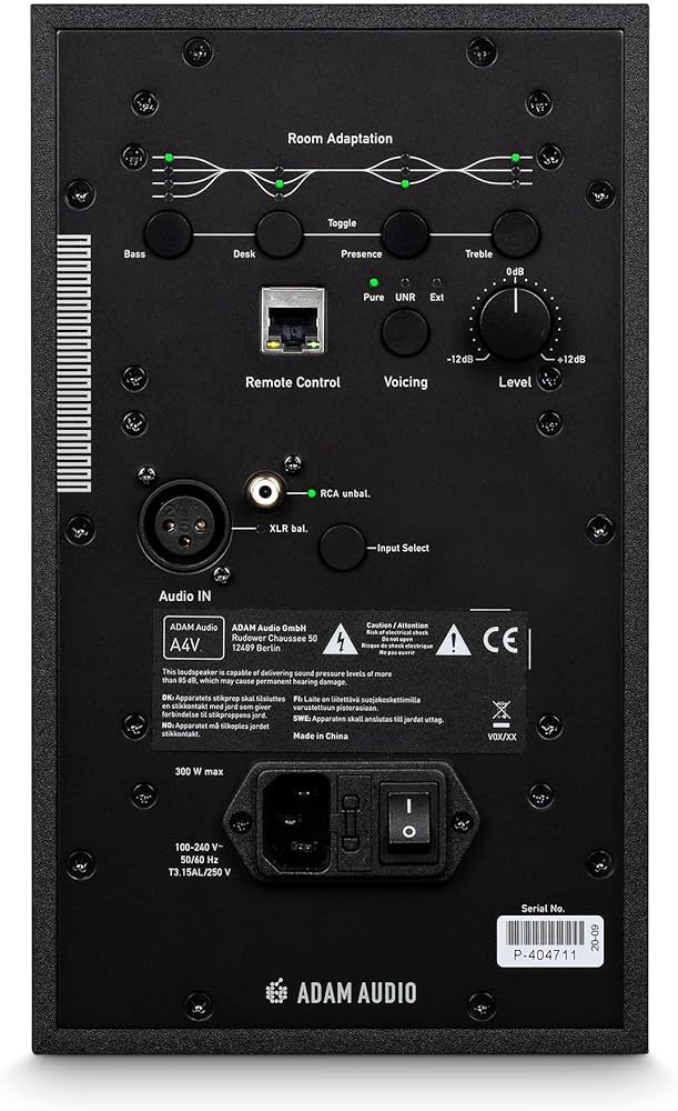 Amazon.com: Adam Audio A4V Powered Two-Way Studio Monitor (2-Pack Amazon.com: Adam Audio A4V Powered Two-Way Studio Monitor (2-Pack