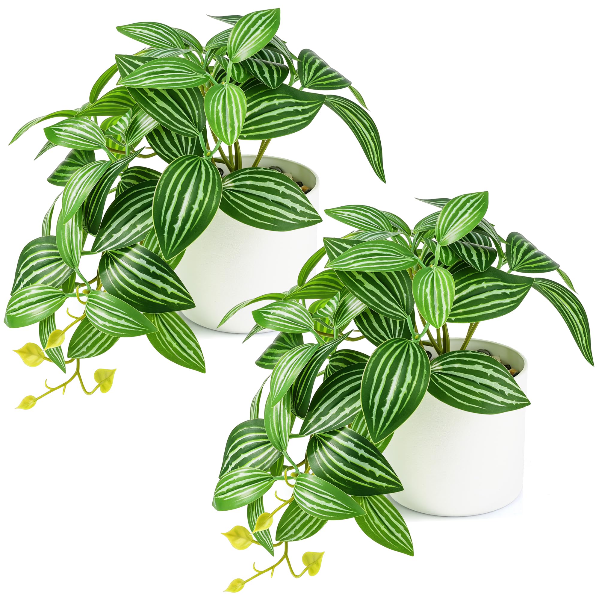 Plantes artificielles en pot pour décoration d'intérieur et accessoires verdure maison