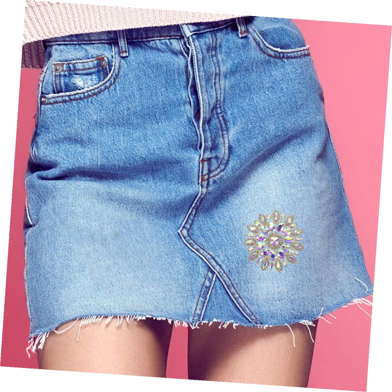 TEHAUX 3pezzi Patch Decorativa Fai Te Per Abbigliamento Applicazione Ferro e Cucito Per Jeans Borse e Accessori Creatività e Riparazione Di Vestiti Per Decorazioni e Progetti Artigianali