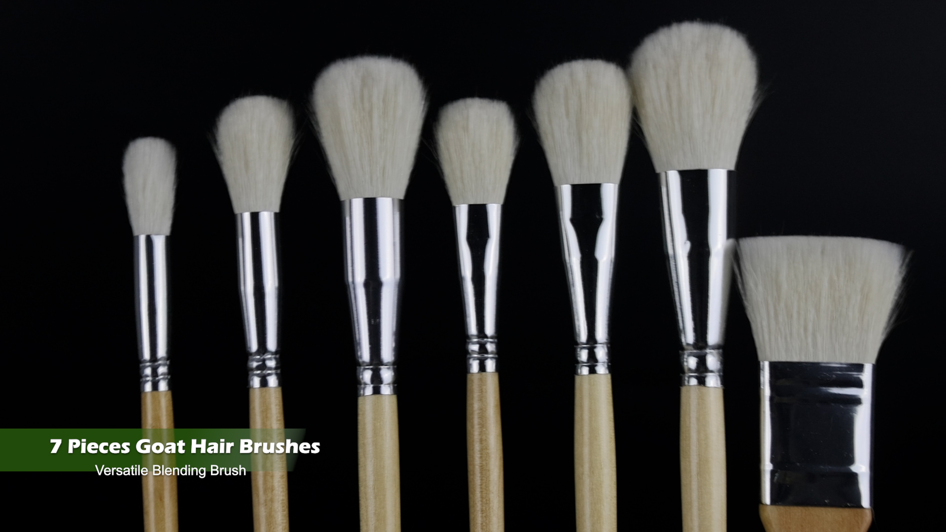 Amazon.com: GACDR Gilding Brush Set, 7 Pieces Versatile Goat Hair