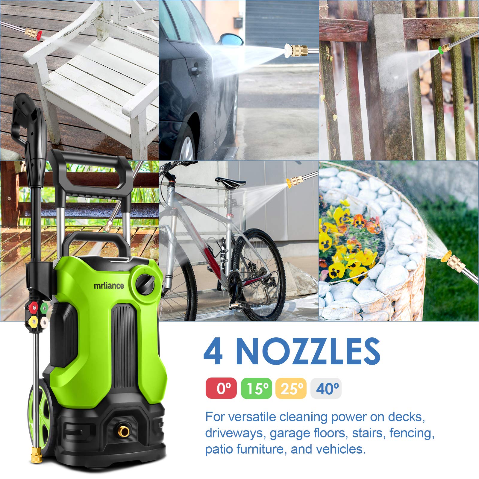 Buy Pressure Washer, 2.11GPM Professional Electric Power Washer 1800W
