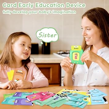 Talking Flash Cards,Kids Toddler Flash Cards with 240 Sight Words,Montessori Toys,Autism Sensory Toys,Speech Therapy Toys,Learning Educational Toys Gifts for Age 4 5 6 Years Old Boys and Girls