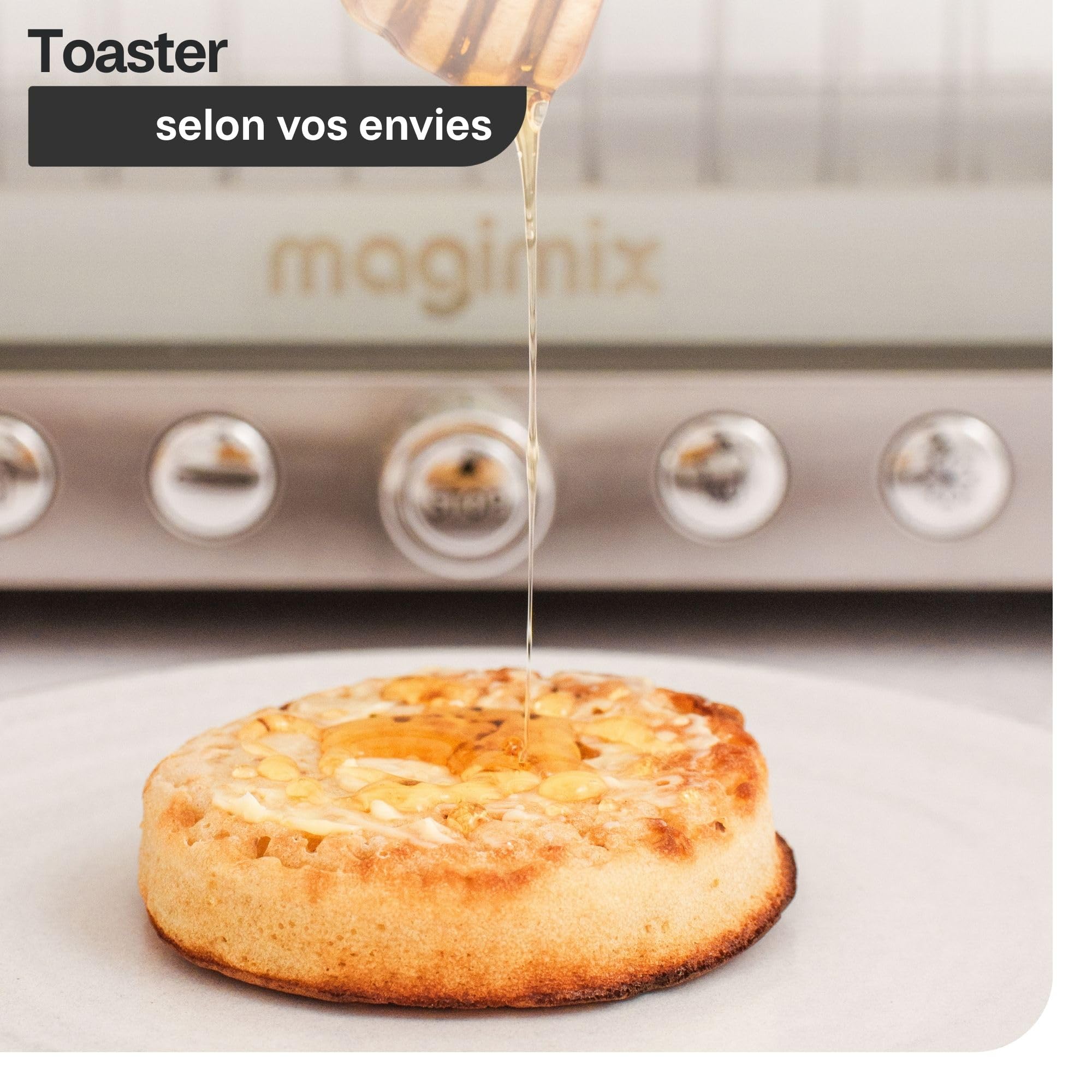 Magimix Grille-Pain - Vision - Toaster 2 Tranches avec fenêtre panoramique, quartz infrarouge, Acier Inoxydable - 1450 W, Noir
