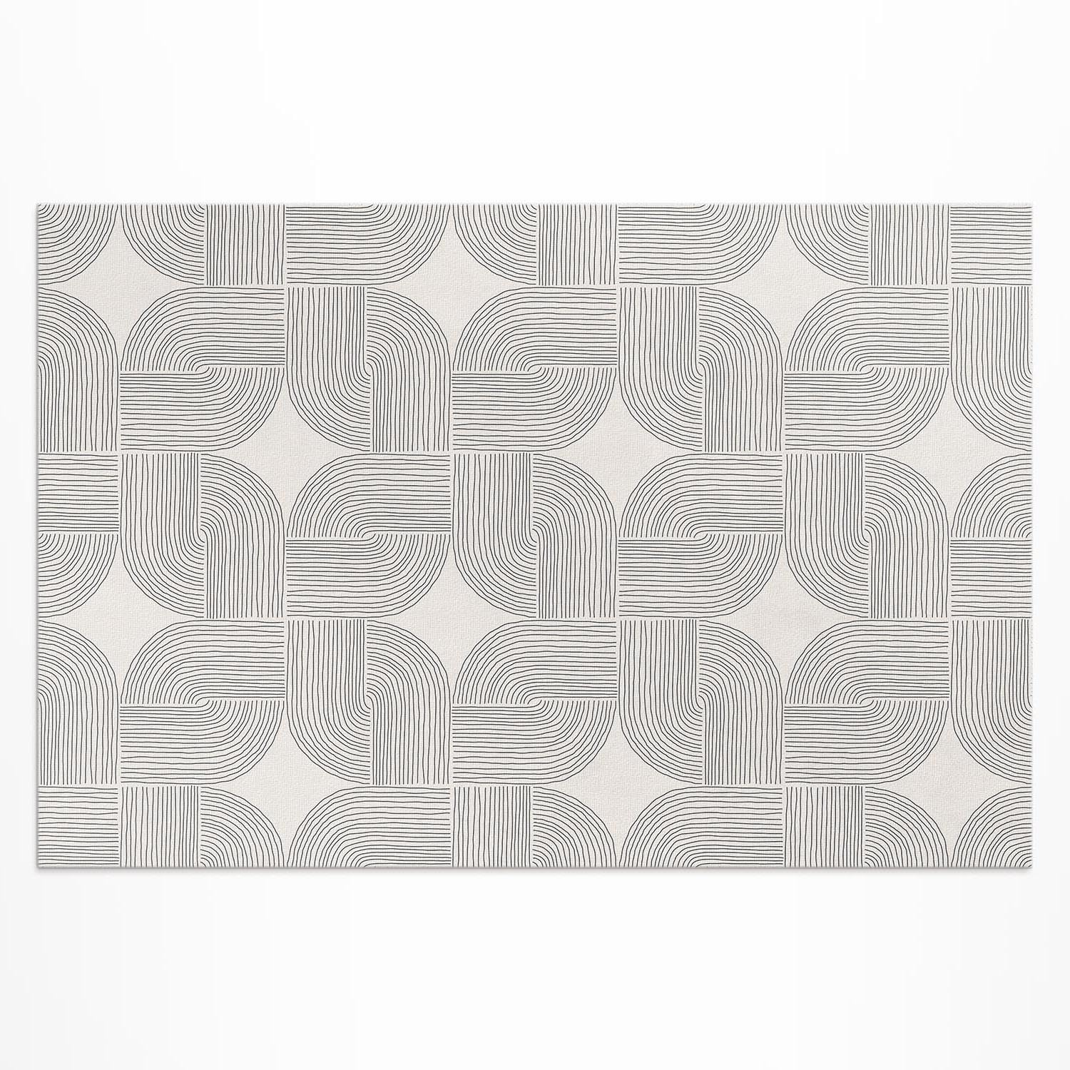 Tapis extérieur 150x225 rectangle PVC résistant décoloration pour jardin