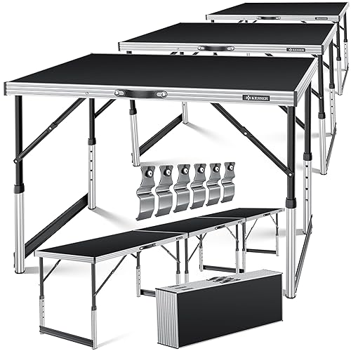 KESSER® Multifunktionstisch Profi 3- teilig, 100 x 60 cm, Tapeziertisch