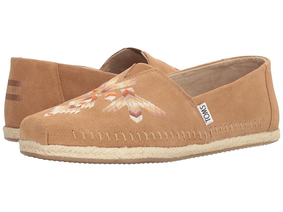 

TOMS Premium Alpargata (Toffee Tribal Embroidered) Men's Slip on Shoes