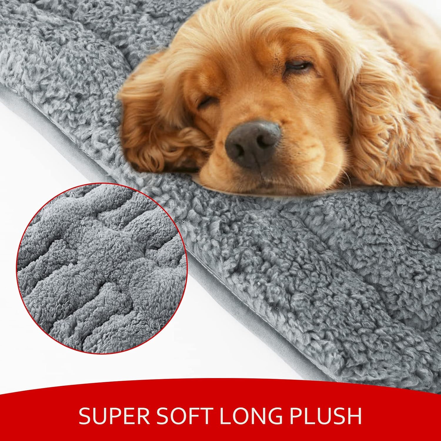Ultimate Comfort: Review of the Plush Grey Dog Bed Crate Mats
