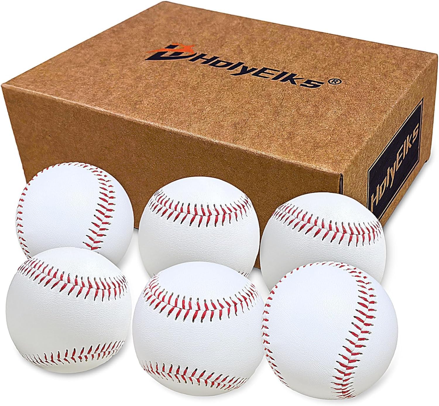 HolyElks Baseball Hardball,Official Game Baseballs for Youth Baseball Players Training,Official Size and Weight Baseabll