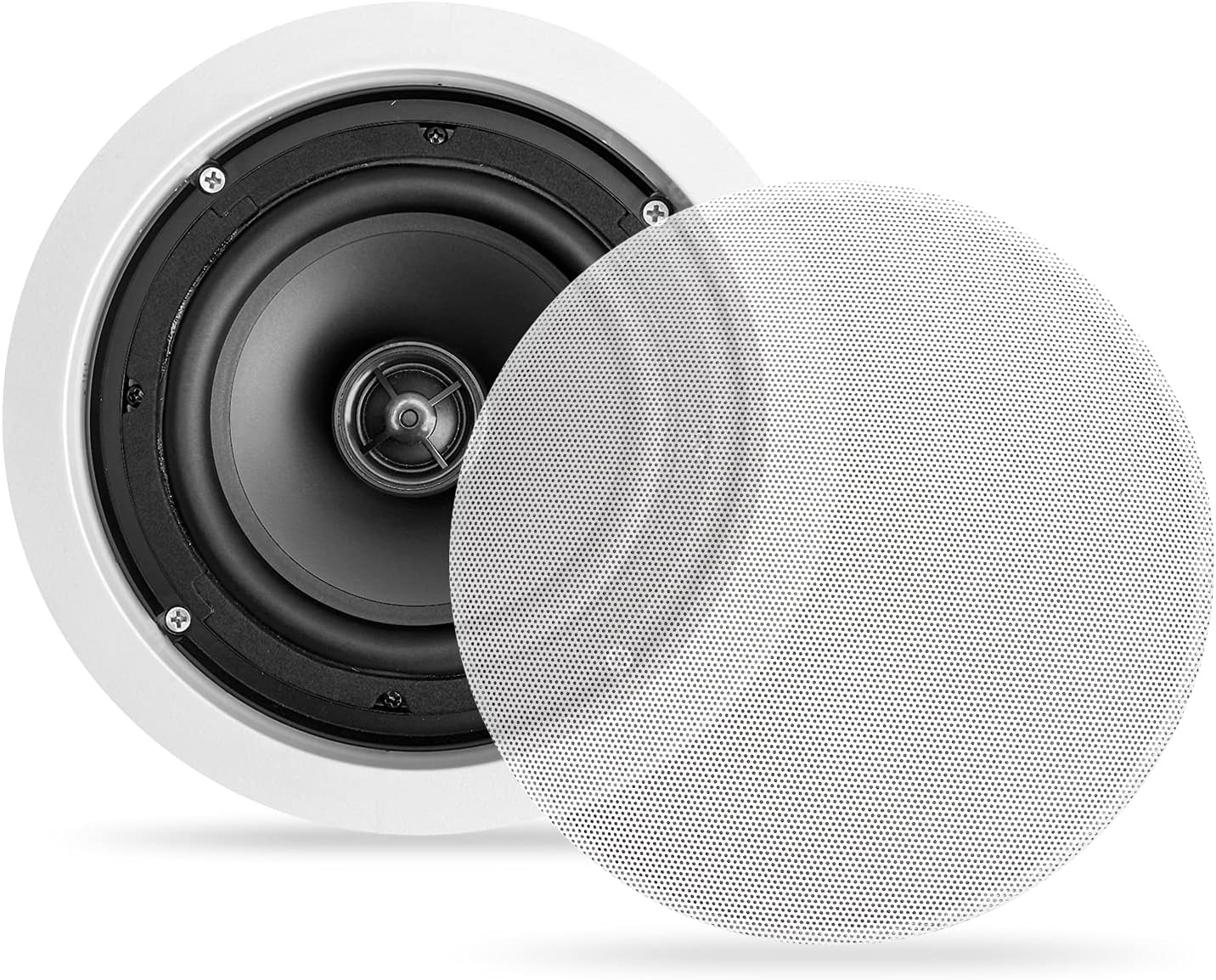 🔥 CT Sounds Bio 6.5” 2-Way Weatherproof in-Ceiling Speakers (Single) - Home Theater, Outdoor Kitchen, Patio Speakers