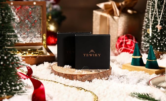 Tewiky Cross Necklace for Women 14k Gold Plated Cross Pendant Necklaces