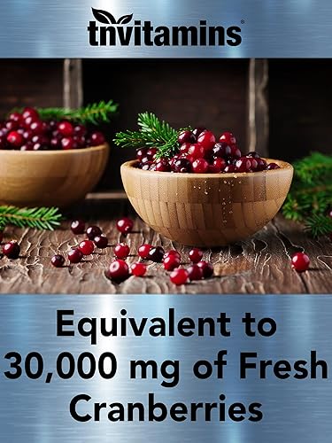 Miniatura 7 de Pastillas de arándano para mujeres y hombres (30,000 mg - 90 cápsulas) | Apoya la salud del tracto urinario* | Suplemento concentrado de arándano |