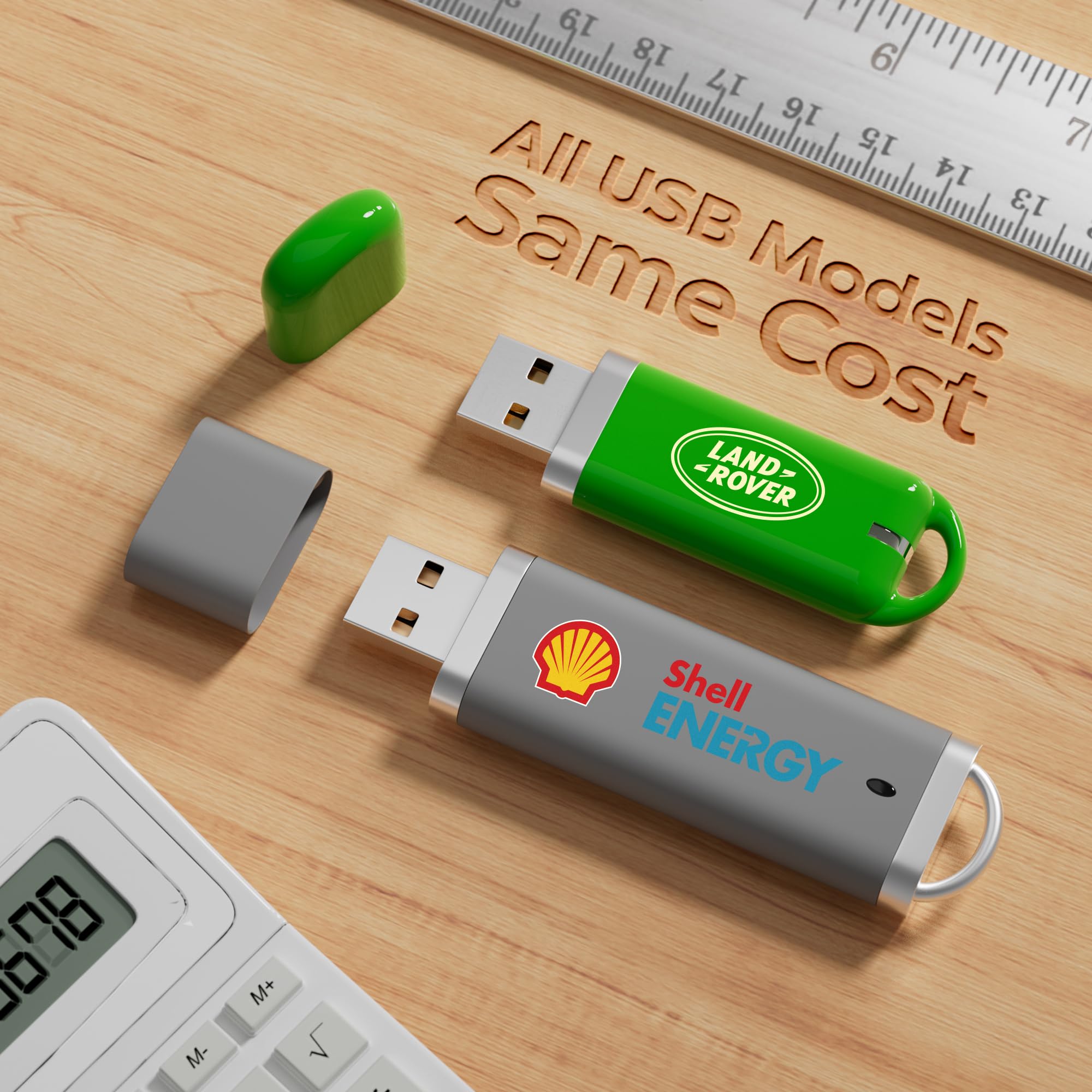 50 Clés USB Personnalisées 4GB - Impression Logo 1 Couleur - Lot Personnalisable