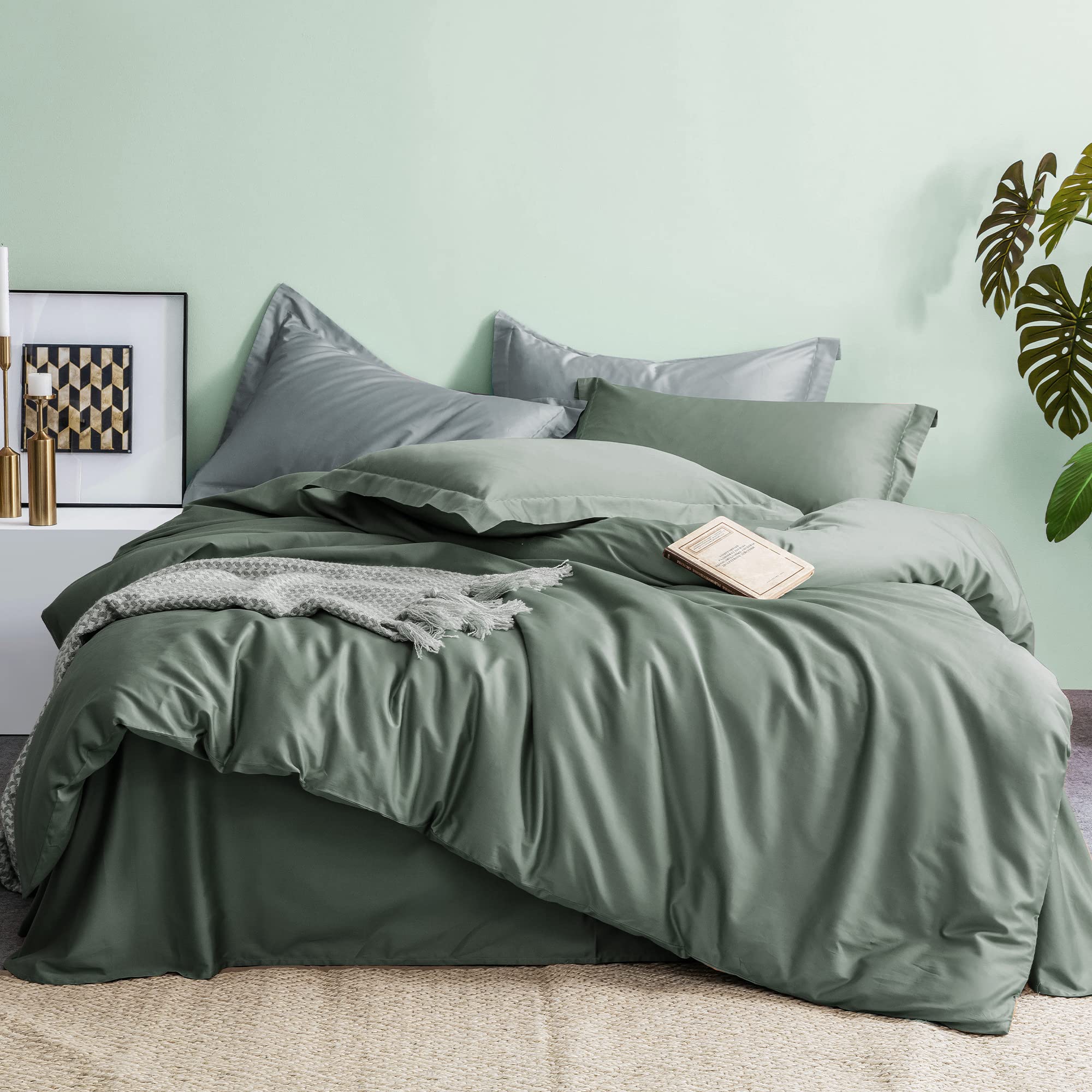 Snapklik.com : MILDLY 100% Egyptian Cotton Duvet Cover Set Queen Size ...