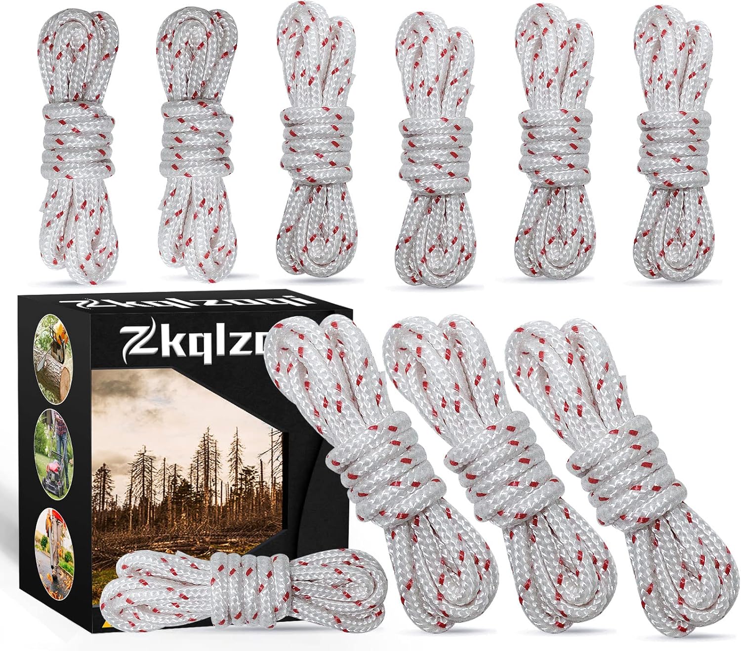 Zkqlzoqi 10m Recoil Starter Rope Cord For Stihl For Husqvarna For Poulan Engine