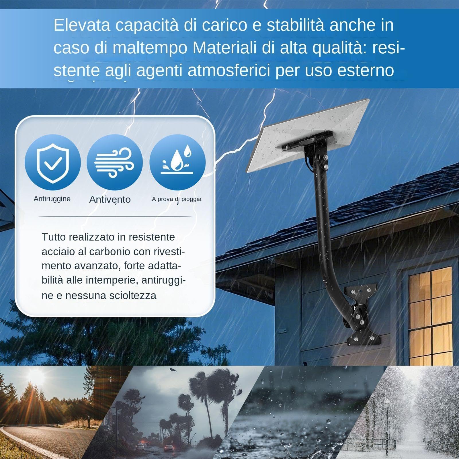 Supports De Montage D'Antenne Bras Orientable Pour Parabole Internet