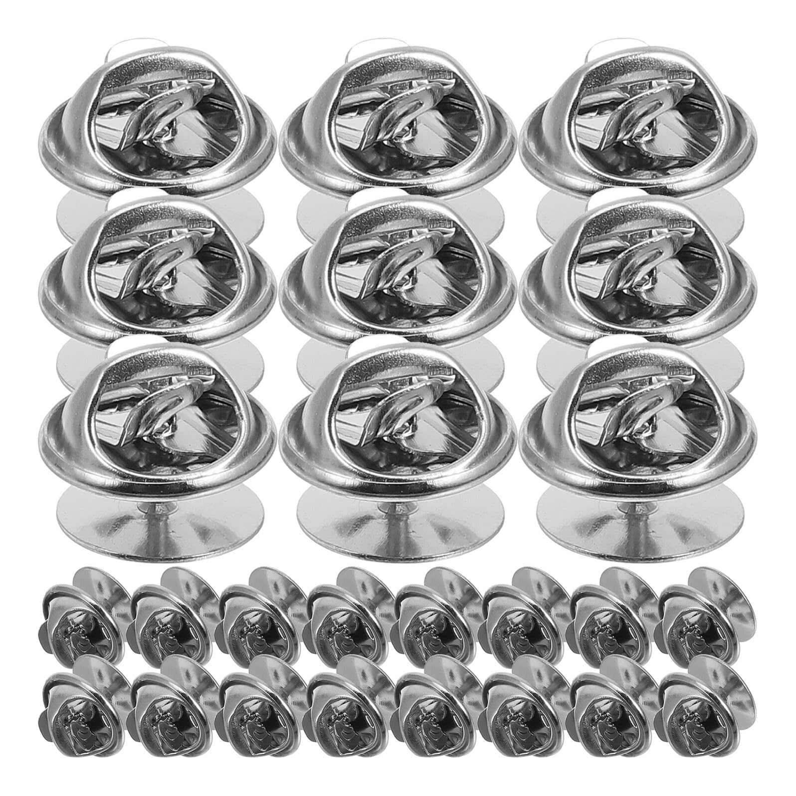 Pasadores de ala de metal para insignias y manualidades ifundom con base de 10 mm 150 juegos