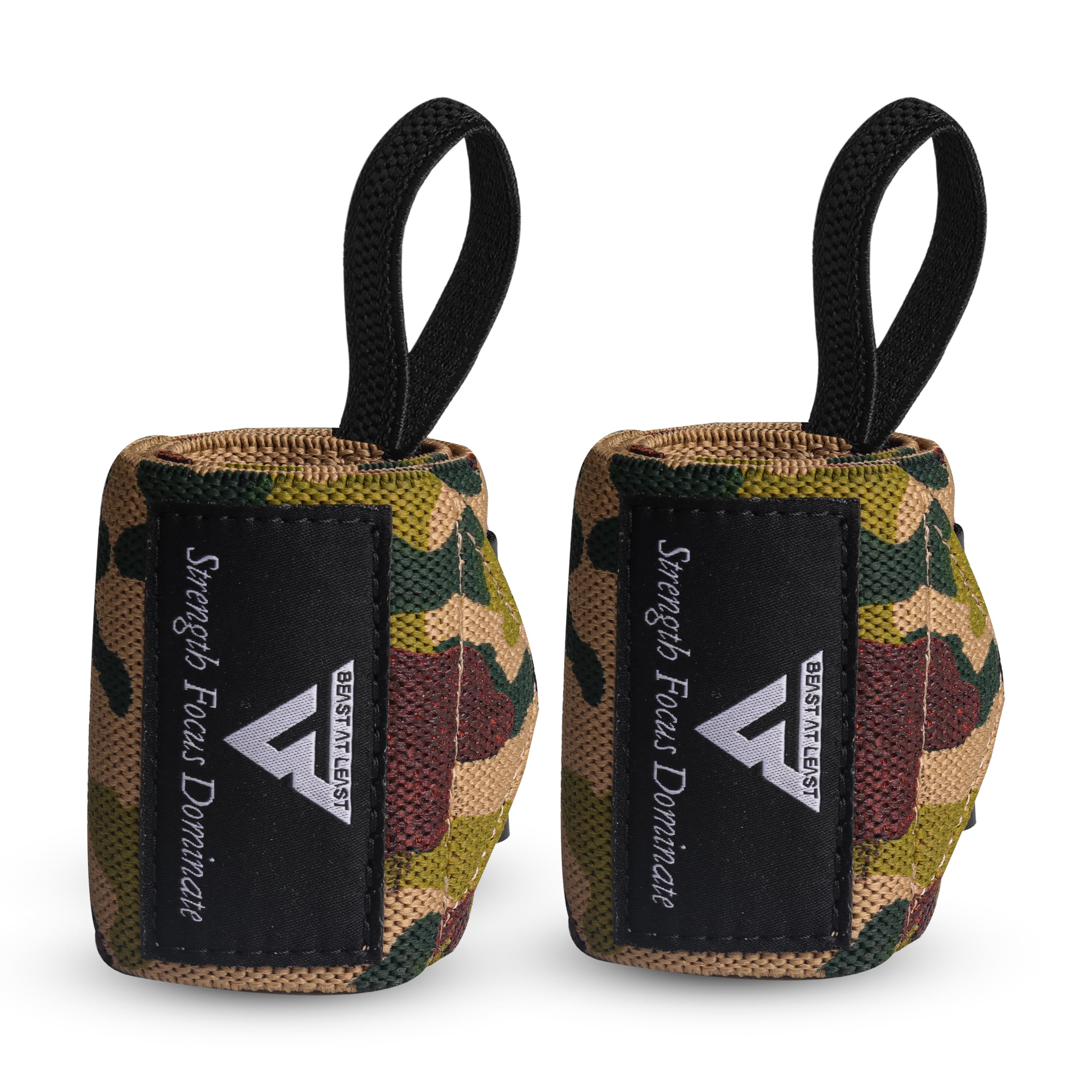 Gewichtheben Handgelenkbandagen – 45,7 cm Baumwolle Handgelenkstütze mit Daumenschlaufe – Gym Straps für Workout Powerlifting Gewichtheben Fitness Krafttraining steife