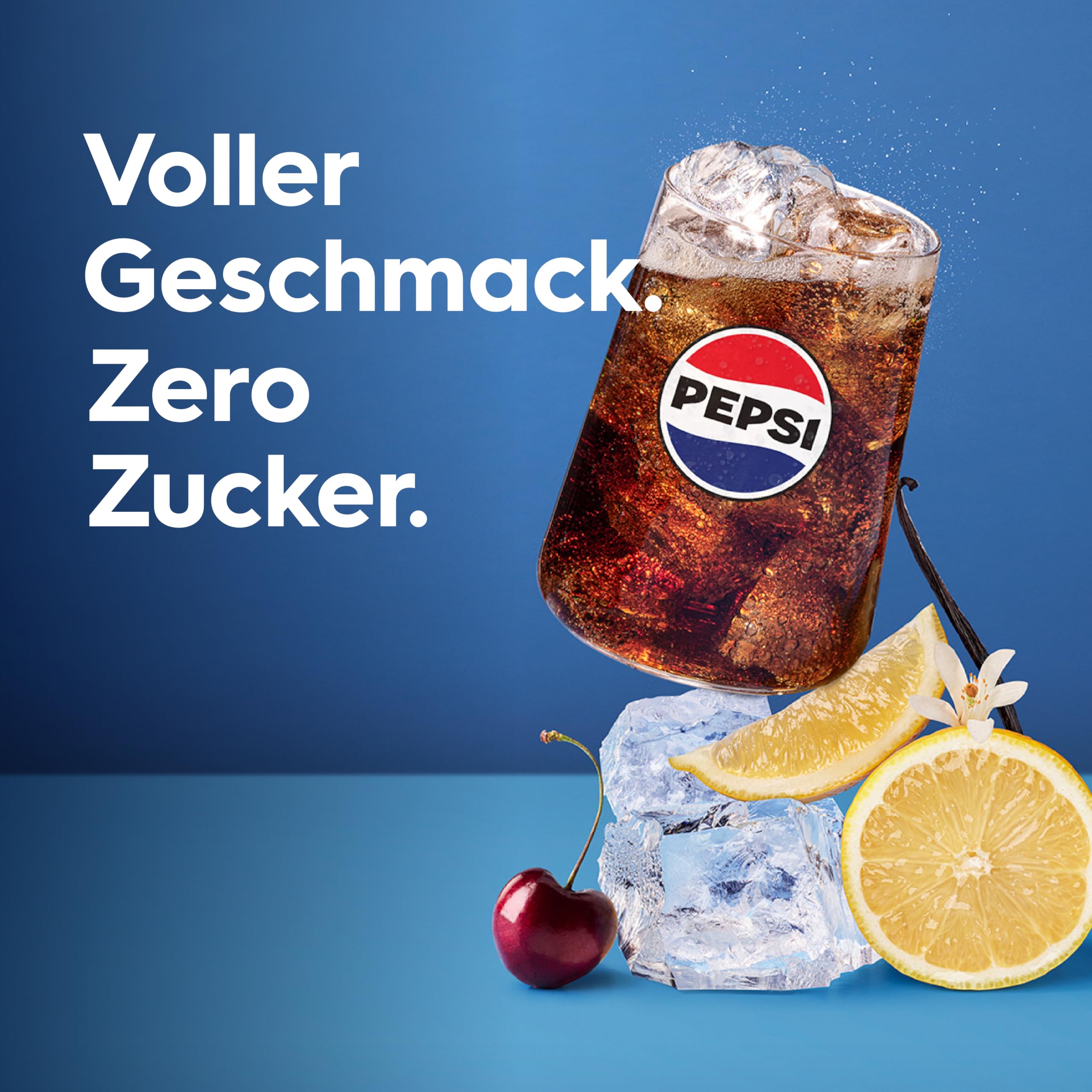 Sodastream drink mix Pepsi Zero Zucker, 4er-Pack Cola Sirup für Wassersprudler, Getränkesirup zuckerfrei, mit echtem Pepsi Geschmack, 4 x 440 ml