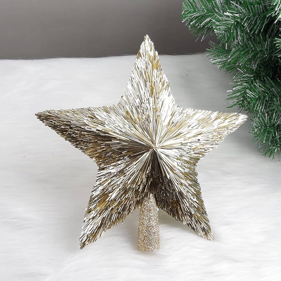 Elegant Christmas Tree Topper Star Design