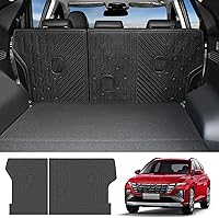 Vista 1 de Alfombrilla de respaldo para Hyundai Tucson 2022-2025 para todo tipo de clima, protector de asiento trasero de elastómero termoplástico, forro