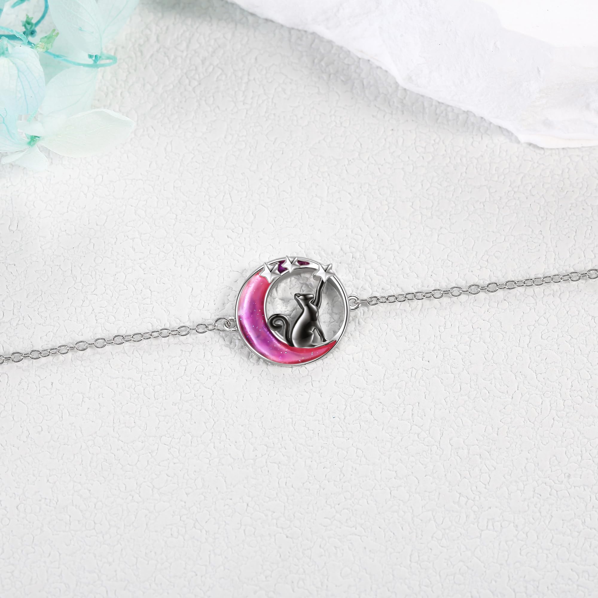 VONALA Cavigliera in argento Sterling 925, per donne e ragazze