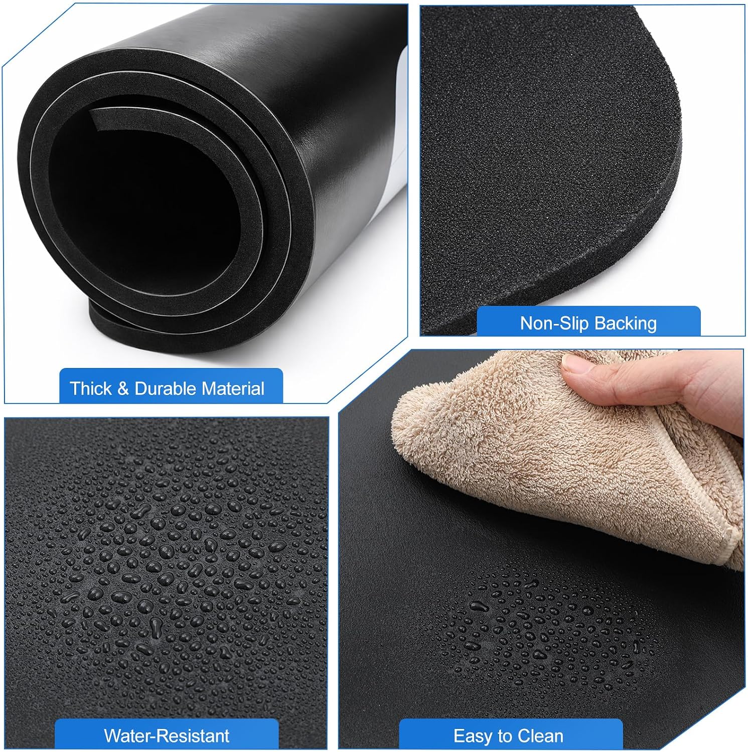 Dot Drill Mat for Reaction Speed Training Non-Slip 48.5 x 36 Inch Basketball Soccer Footwork Training Mat for Sports, Fitness, Improve Speed, Strength and Coordination